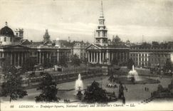 CPA London Trafaigar Square National Gallery and St Martin s church