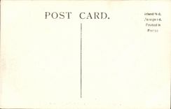 VINTAGE POSTCARD London Trafaigar Public garden National Gallery and St Martin S church