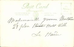 VINTAGE POSTCARD London Trafaigar Public garden Nelson S Monument