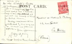 VINTAGE POSTCARD London Westiminster Abbey North West