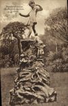 VINTAGE POSTCARD London Peter Pan rules Kensington gardens