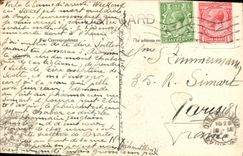 CPA London Peter Pan statue Kensington gardens