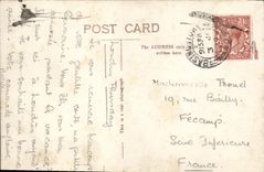 VINTAGE POSTCARD London Tower Bridge Houses off Parliament Strand and Gaiety Theater