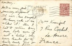 VINTAGE POSTCARD The cliffs Leigh one Sea