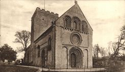 VINTAGE POSTCARD Iffley Church