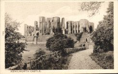 VINTAGE POSTCARD Kenilworth Castle