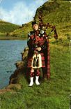 MODERN CARD Sergeant Piper off The King S Own Scottish Borderers
