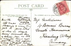 VINTAGE POSTCARD The gardens Dovercourt