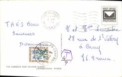 MODERN CARD The Harbor and Davaar Island Campbeltown