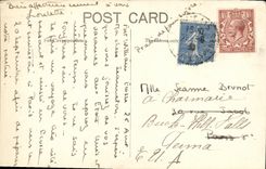 VINTAGE POSTCARD Ben Nevis from the Caledonian Canal