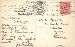 VINTAGE POSTCARD Not off It