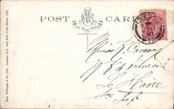 VINTAGE POSTCARD The Waterfall Roundhay Park Leeds