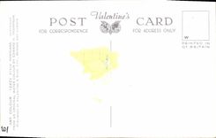 VINTAGE POSTCARD Head off Log Fyne from Above Cairndow