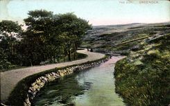 VINTAGE POSTCARD The Cut Greenock