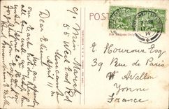 VINTAGE POSTCARD Greetings from Morecambe