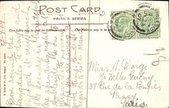 VINTAGE POSTCARD Blea Tarn Langdale Pikes