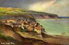 VINTAGE POSTCARD Robin Hood S Bay