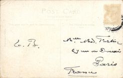 VINTAGE POSTCARD Rough Sea At Lowestoft