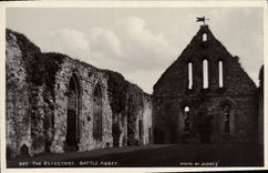 VINTAGE POSTCARD The Refectory Battle Abbey