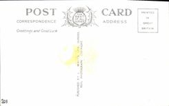 VINTAGE POSTCARD Bird S Eye View off Log Leven Argyll