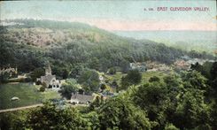 VINTAGE POSTCARD East Clevedon Valley