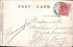 VINTAGE POSTCARD East Clevedon Valley