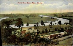 VINTAGE POSTCARD Horse Shoe Bend Ross