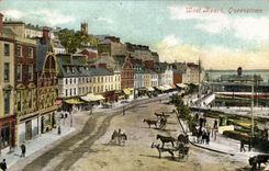 Playa del oeste Queenstown de la POSTAL de la VENDIMIA