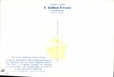 POSTAL MODERNA el brazo de mar del faro de Cloch del faro de Clyde