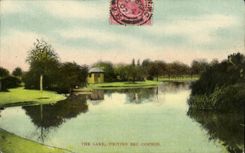 POSTAL de la VENDIMIA el campo común Tooting del inyector del lago