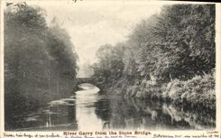 CPA River Garry from the Stone Bridge