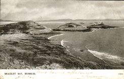 VINTAGE POSTCARD Bracelet Bay Mumbles