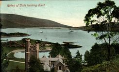 VINTAGE POSTCARD Kyles off Butts Looking East