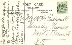 VINTAGE POSTCARD Stepping Stones Ilkley