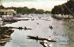 VINTAGE POSTCARD Henley View From Bridge