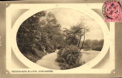 VINTAGE POSTCARD Hexthorpe Flats Doncaster