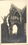 VINTAGE POSTCARD Melrose Abbey has Side Presbytery off