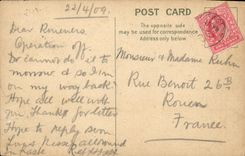 Priorato del St Osyth de la POSTAL de la VENDIMIA