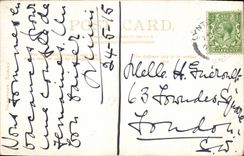 VINTAGE POSTCARD East Lyn Valley Lynmouth