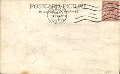 VINTAGE POSTCARD Bridge and To rivet Ilkley