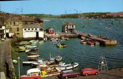 MODERN CARD The Harbor From The Quay Falmouth