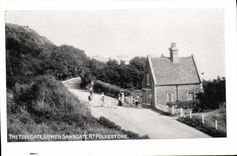 VINTAGE POSTCARD The Toll Spoils Lower Sandgate Folkestone