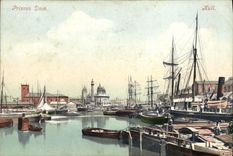 CPA Princes Dock Hull Bateaux