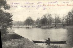 CPA The Serpentine Kensigton Gardens 