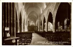 CPA Interior St Nicholas Cathderal Newcastle Upon Tyne