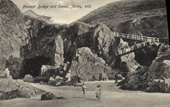 CPA Jersey Plemont Bridge And Caves 