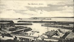 CPA Jersey The Harbour Bateaux