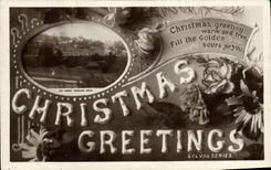 CPA Christmas Greeting The Common Turbnbridge Wells