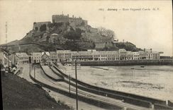 CPA Jersey Mont Orgueuil Castle