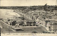 CPA Jersey Saint Helier Vue Generale de l esplanade